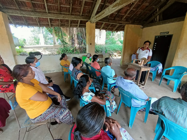 An elderly day care center was opened in Homagama Navalamulla village (2022)